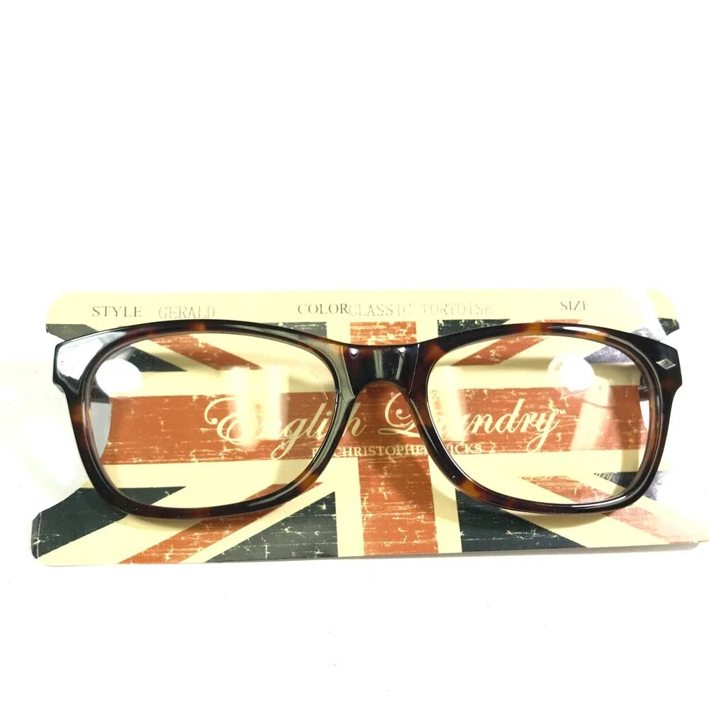 English Laundry GERALD CLASSIC TORTOISE Eyeglasses Frames Brown 52-19-135